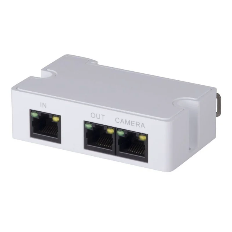 Dahua PFT1300: Transmiter de red PoE pasivo para hasta 3 cámaras IP a 300 m (compacto)