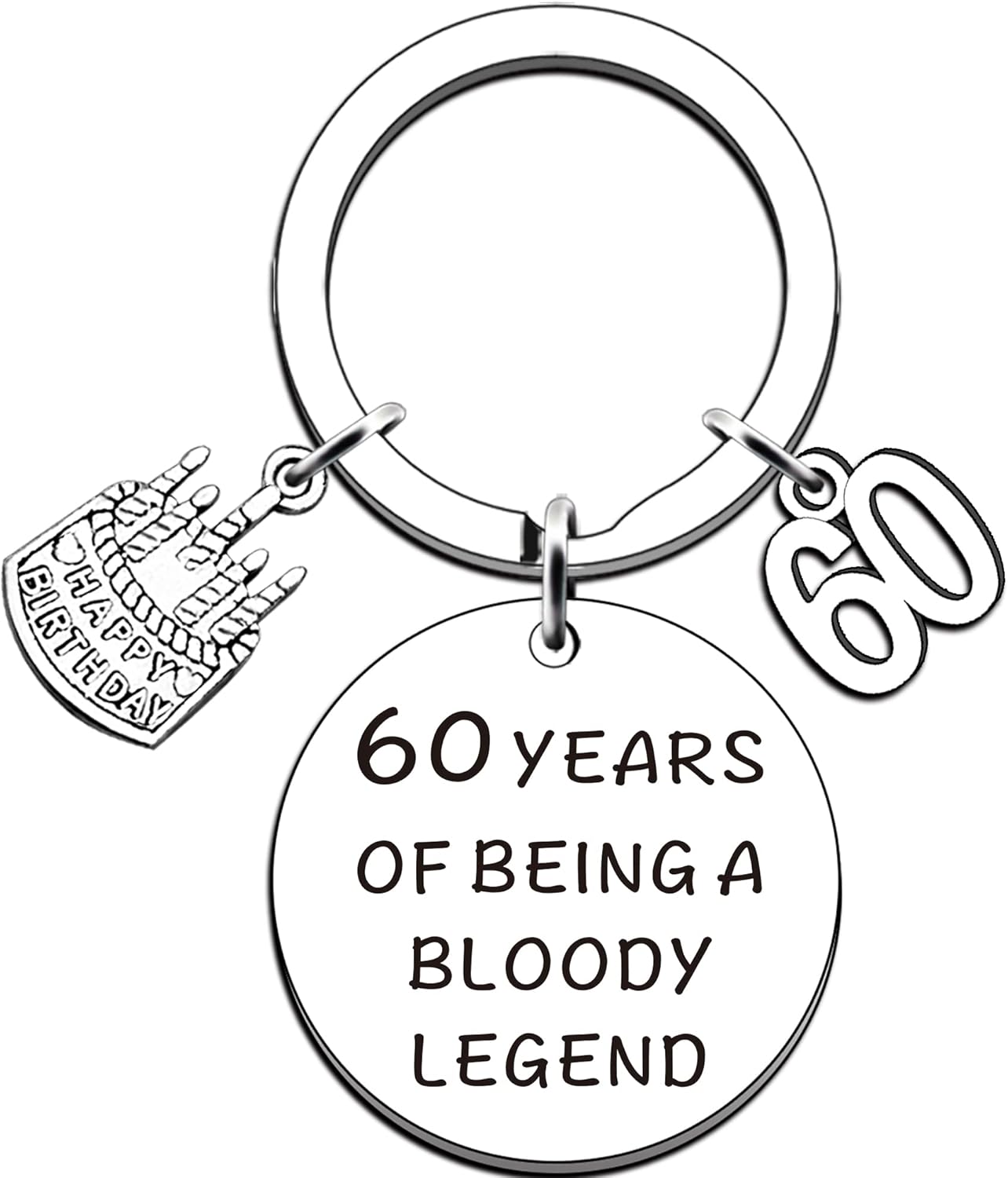 Thumbnail 6 de AMZQ Funny 50th Birthday Keyring: Being A Legend, Fifty & Fabulous