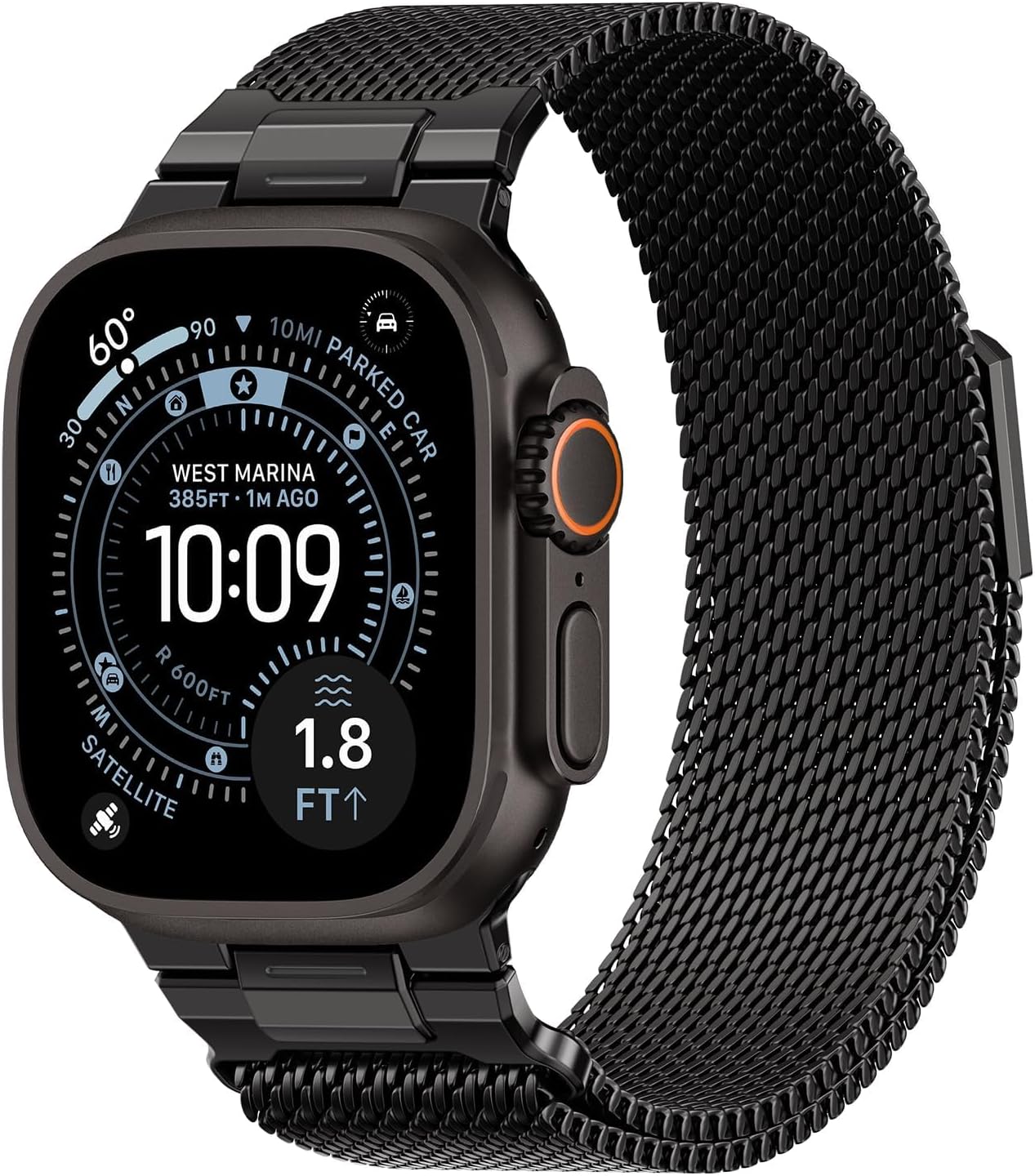Detalle de SOLOLUP Milanese Loop Magnetic Strap 49mm