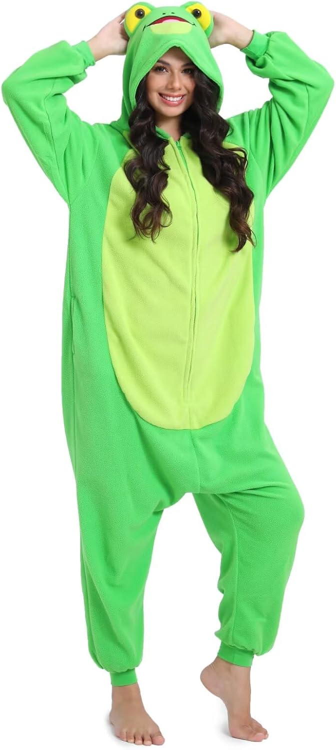 Detalle 2 de LBJR Tier Onesie Jumpsuit für Karneval, Halloween & Cosplay (Schlafanzug-Overall) – Erwachsene