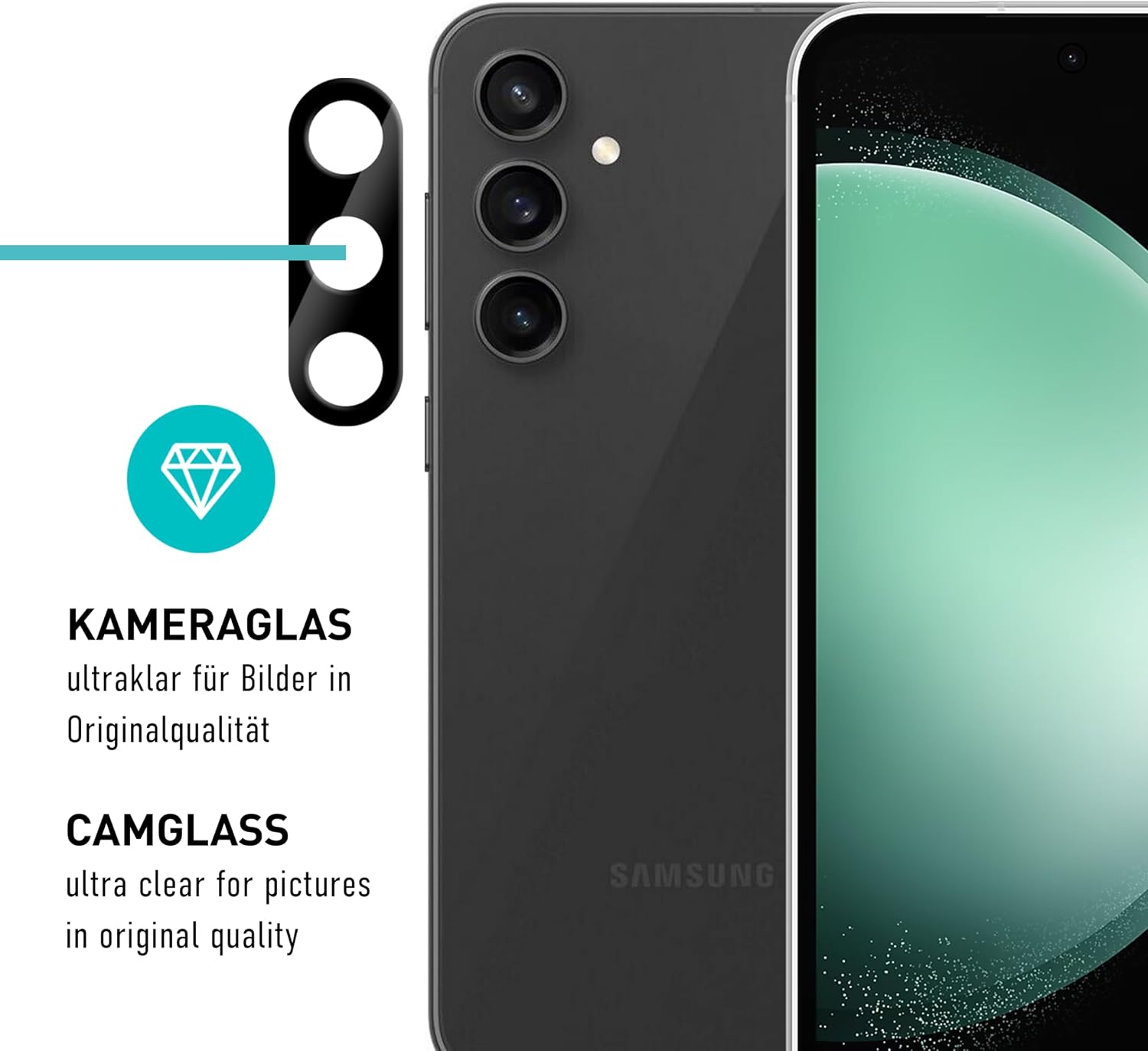 Thumbnail 6 de SmarTect TPU Screen Protector for Samsung Galaxy S23 FE, 2 + 2 Pieces