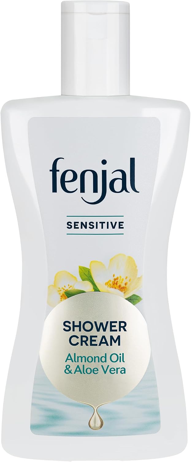 Detalle 2 de Fenjal Sensitive Body Shower Crème – Velvety Smooth Skin with Aloe Vera (Pack of 2, 200 ml each)