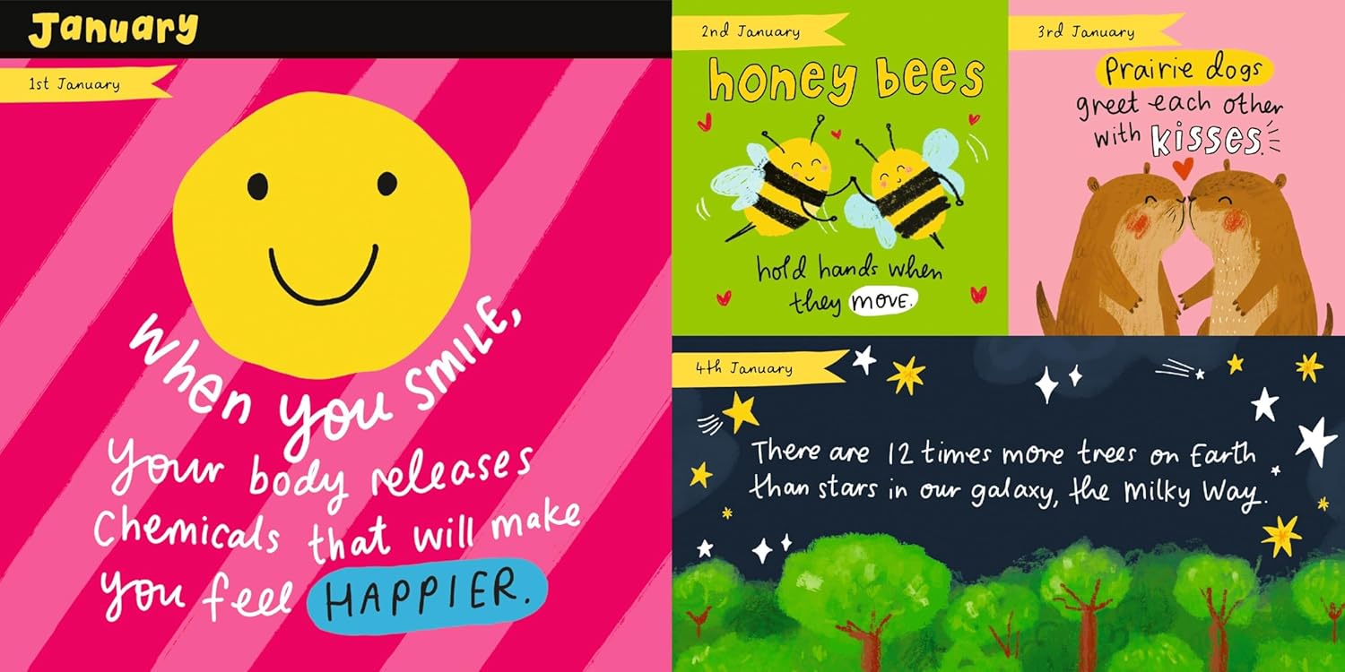 Thumbnail 1 de Happy Days: 365 Facts to Brighten Every Day book 📚