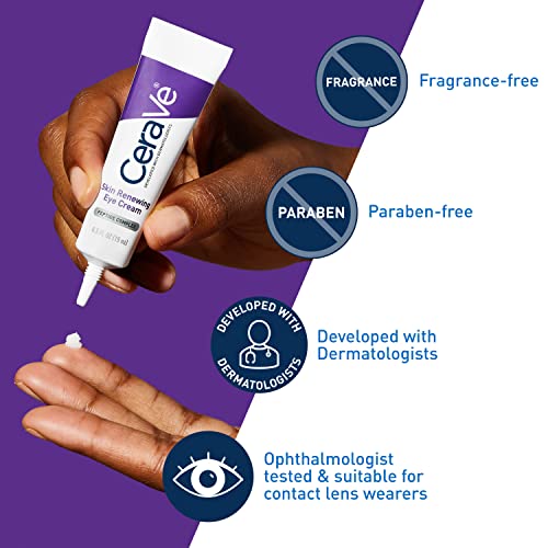 Detalle 2 de CeraVe Eye Cream for Wrinkles with Peptides, Caffeine & Niacinamide, 0.5oz