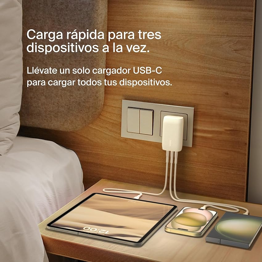 Detalle 2 de Boostcharge Pro Belkin Cargador USB-C 67W ⚡