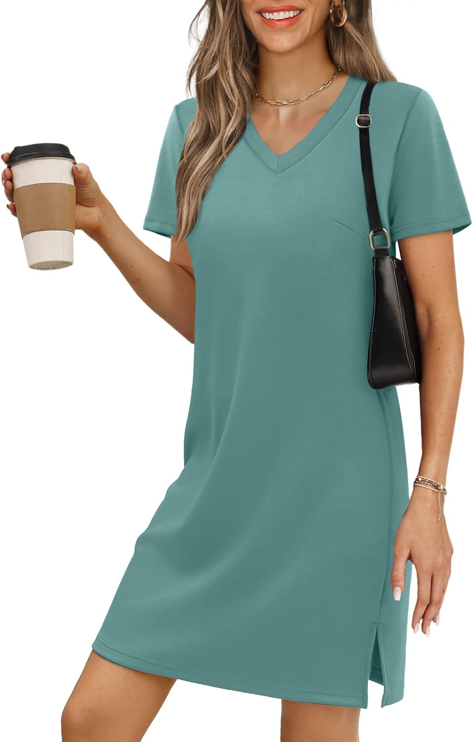 Thumbnail 6 de RUMIA Summer Dress for Women 2026: V-Neck Casual Sundress