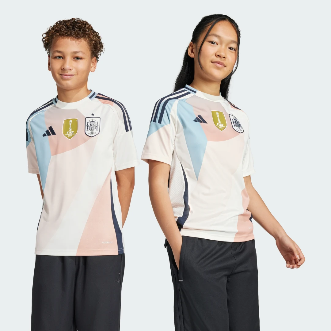 Detalle de España 25 camiseta segunda equipación (adolescentes)