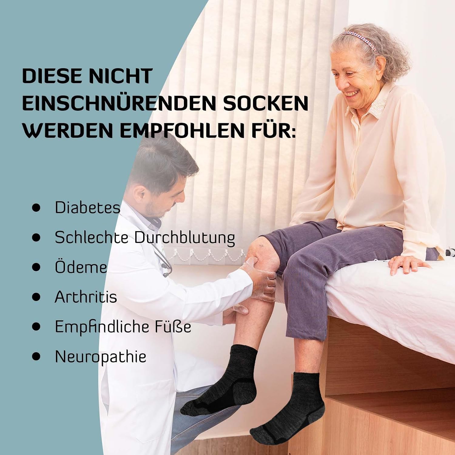 Thumbnail 6 de LOFIR Bambus Diabetiker Socken Damen 39–46