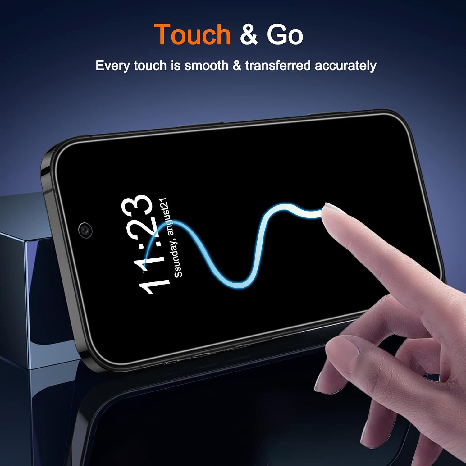 Thumbnail 5 de Milomdoi Privacy Screen Protector for iPhone 17