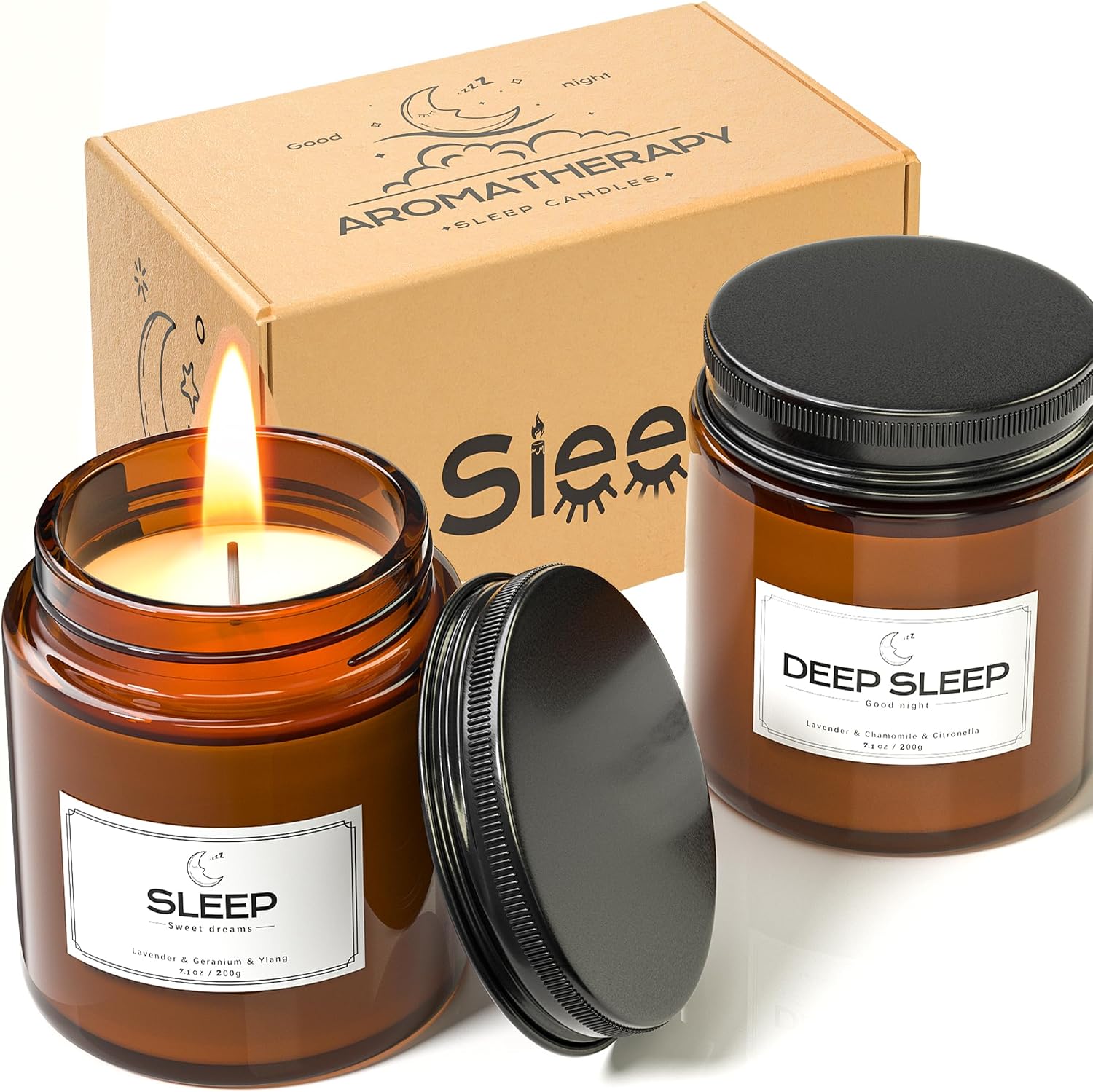 Thumbnail 6 de Bzhui Sleep Candles Gifts for Women 2-pack