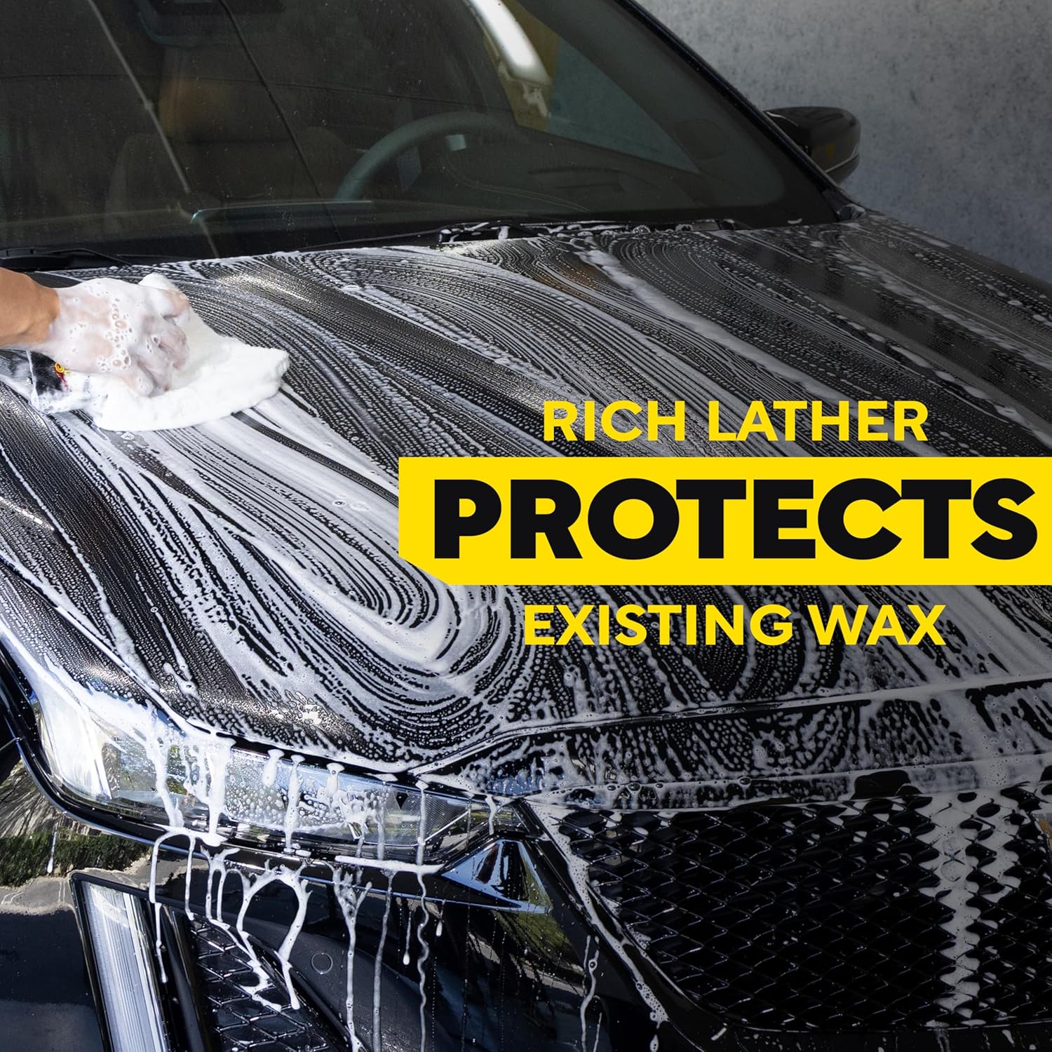 Detalle de Meguiar’s Gold Class Foaming Car Wash Cleaner (Gold Class) — Foam Cannon Ready, 5:1 Dilution