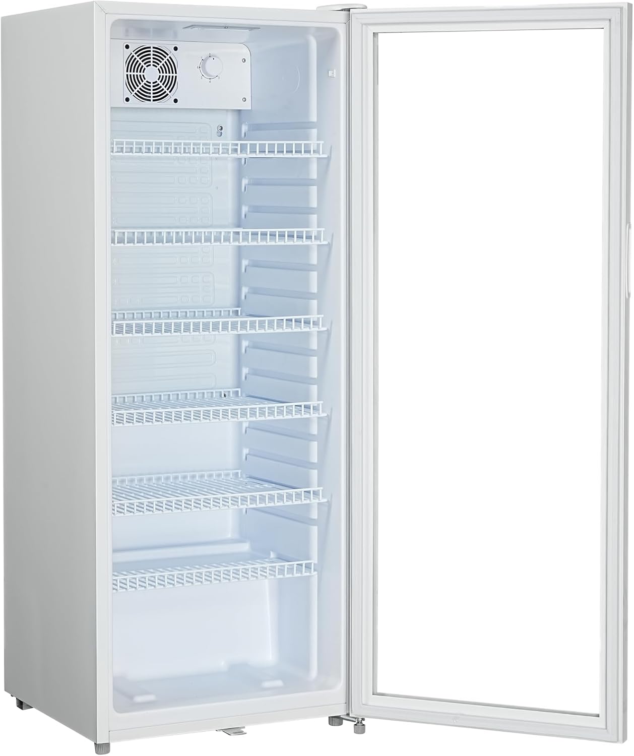Detalle de METRO Professional GSC4240: Frigorífico para bebidas con puerta de cristal, 237 L, 4–18 °C