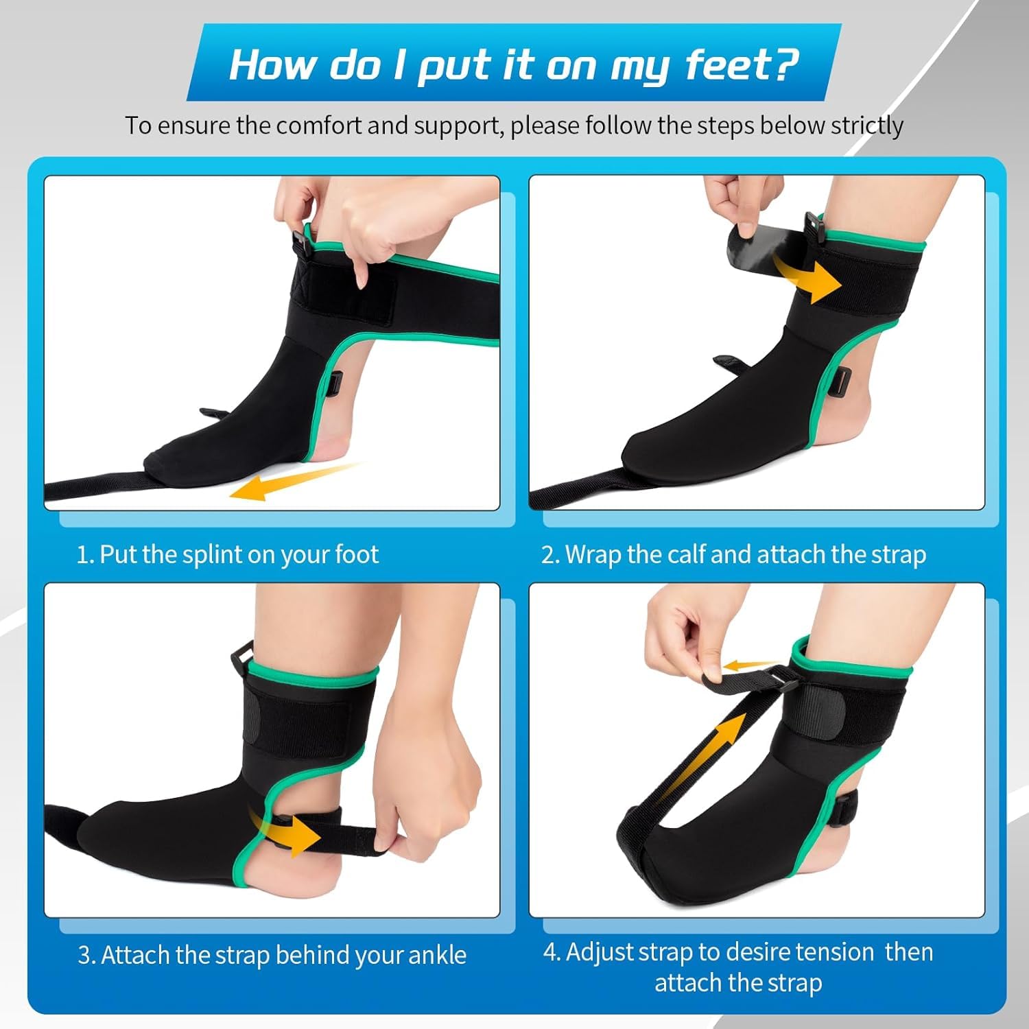 Thumbnail 5 de Plantar Fasciitis Night Splint Sock, Medium