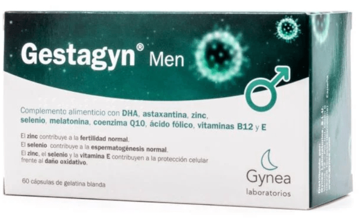 Detalle de Gynea Gestagyn Men cápsulas 60 unidades Fertilidad