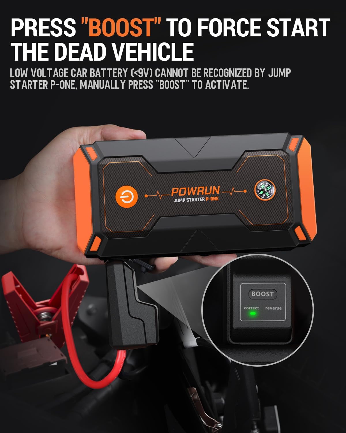 Detalle de Powrun Jump Starter P-ONE