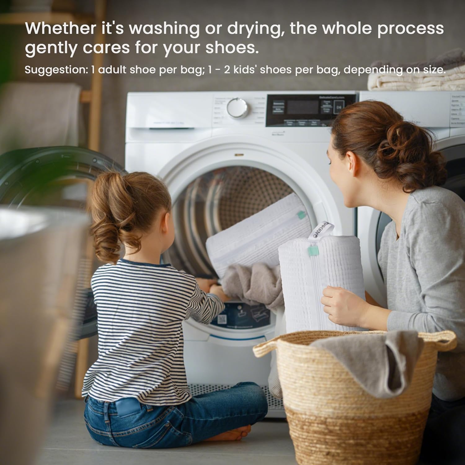 Thumbnail 6 de ADEHMDA Reusable Shoe Washing Bag for Trainers