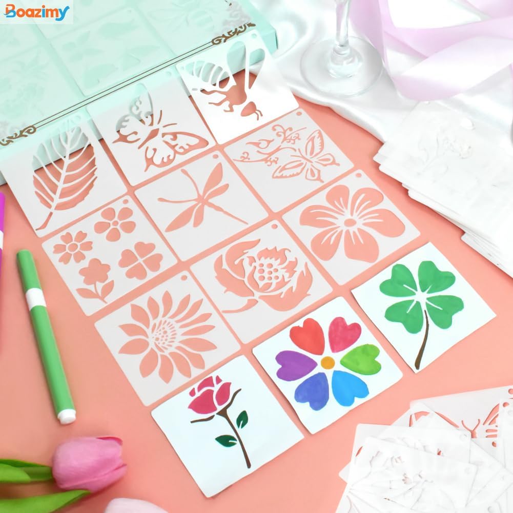 Thumbnail 6 de Reusable Nature Stencils, 3-Inch