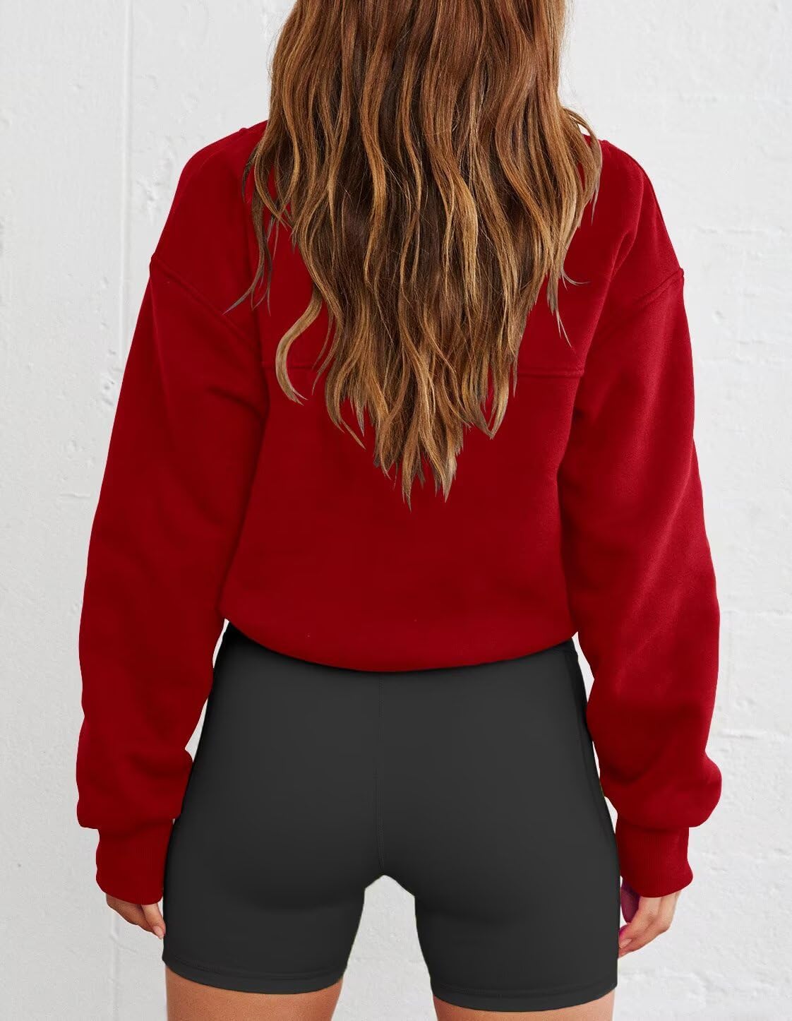 Thumbnail 1 de LACOZY Womens Long Sleeve Half Zip Sweatshirt – Oversized Casual Pullover