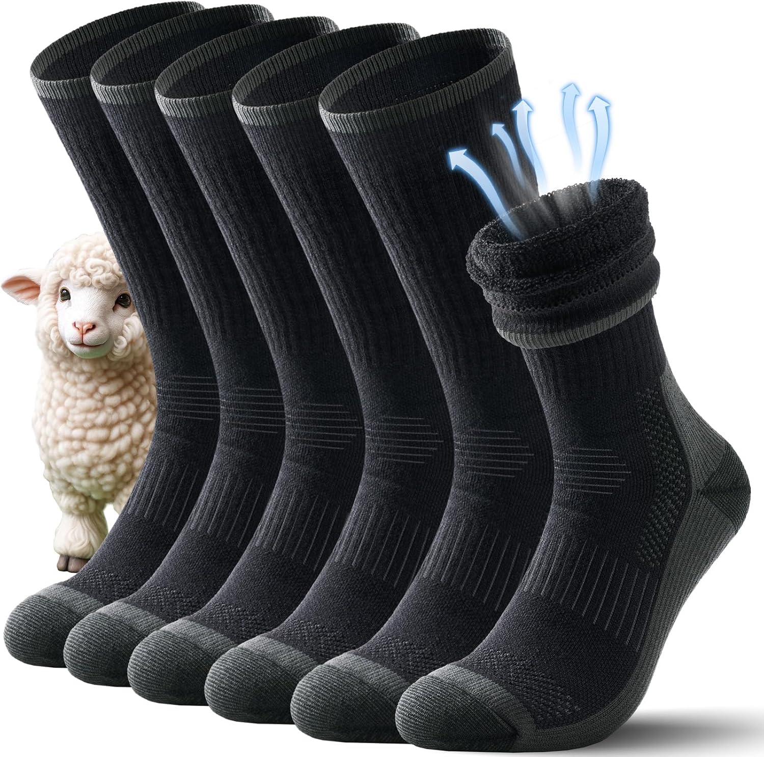 Detalle de TANSTC Merino Socken 3 Paar