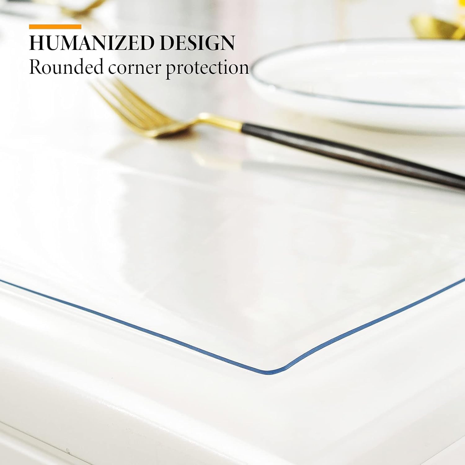 Detalle 1 de Deep Dream 1.5mm Clear Desk Cover Protector 38×96 in 🗂