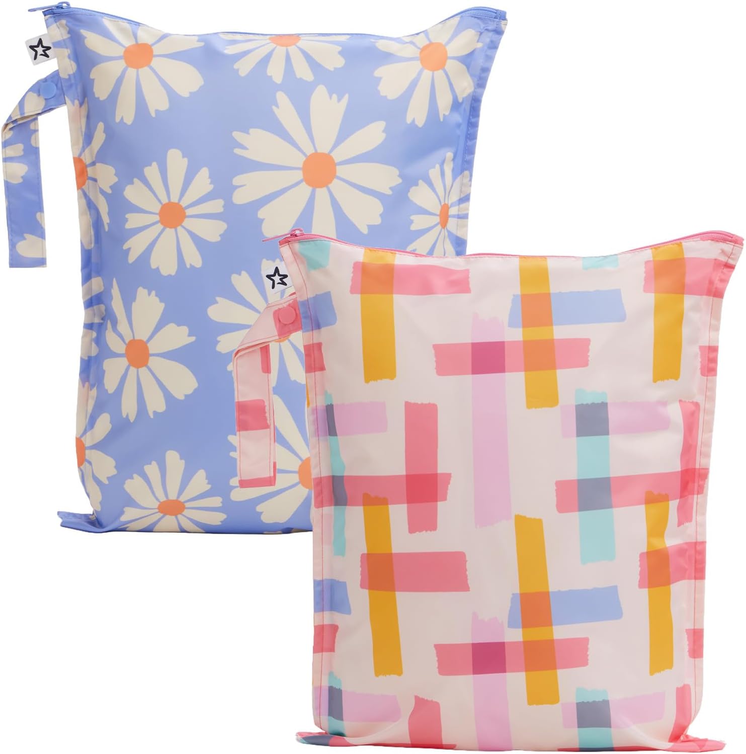 Detalle de Tiny Twinkle Wet Bags, 2-Pack Reusable Waterproof Bags, 12.5” × 16”