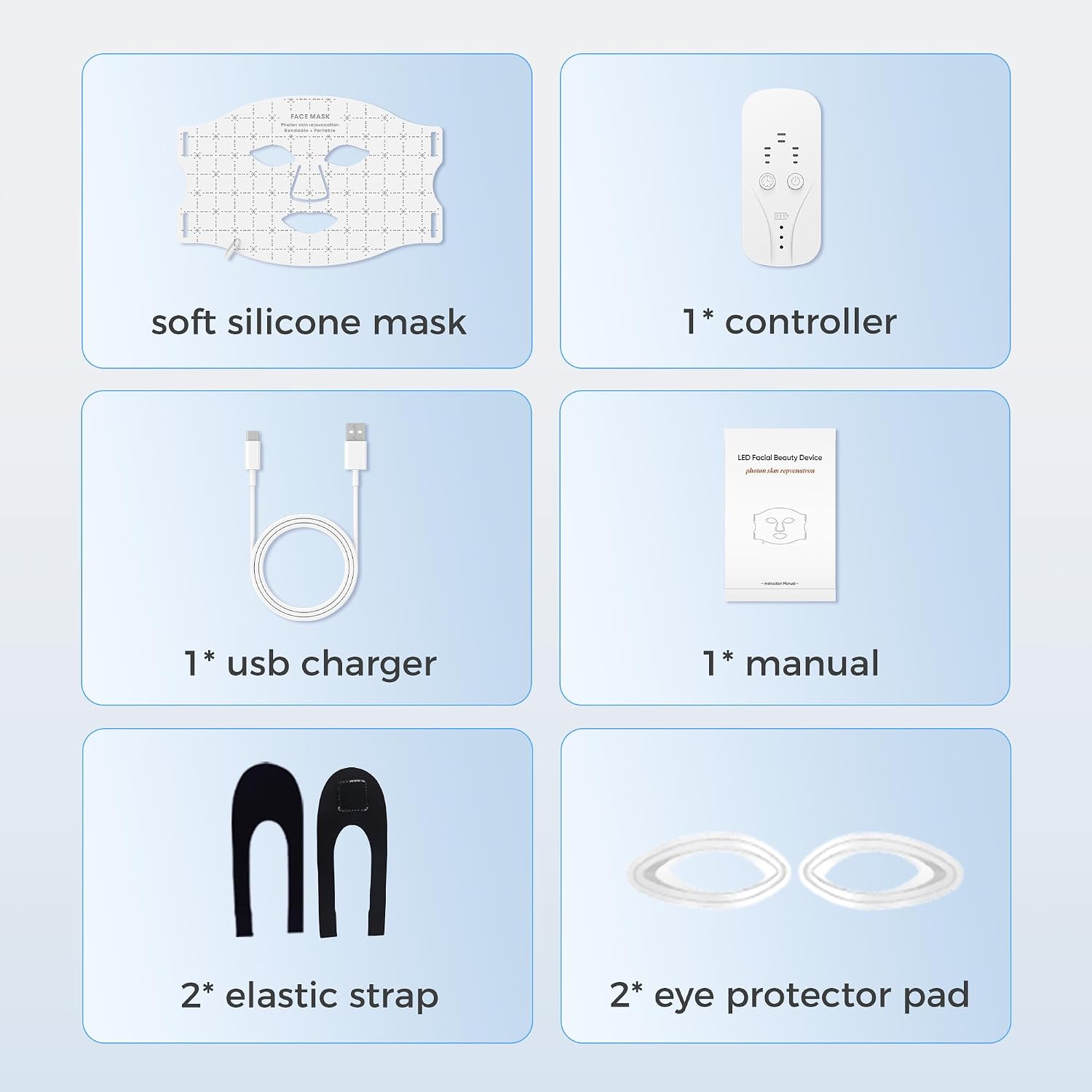 Thumbnail 6 de LED Light Therapy Mask 7-Color