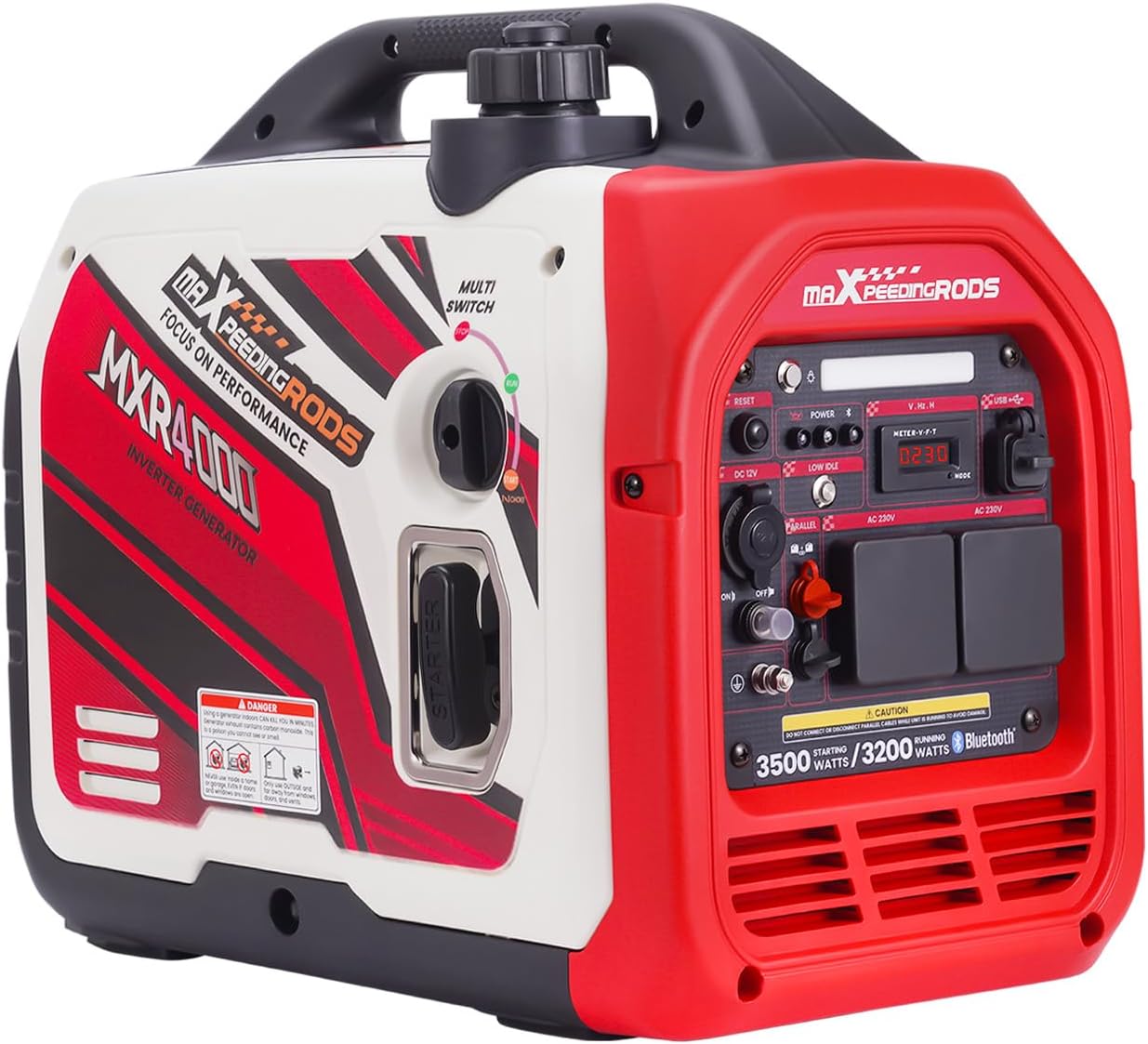 Detalle 2 de maXpeedingrods 2000W portable inverter generator for camping ⛺