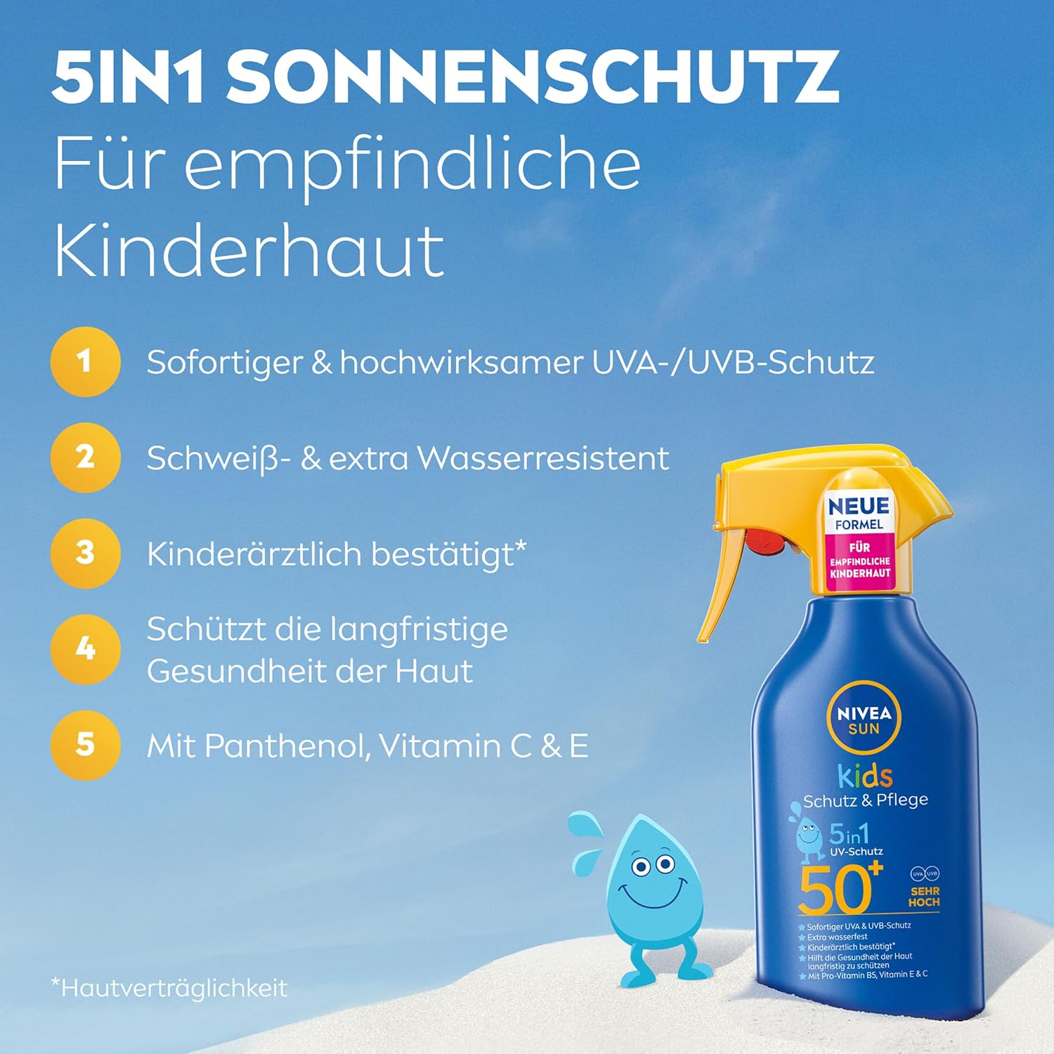 Detalle 2 de NIVEA SUN Kids Sonnenspray 250 ml