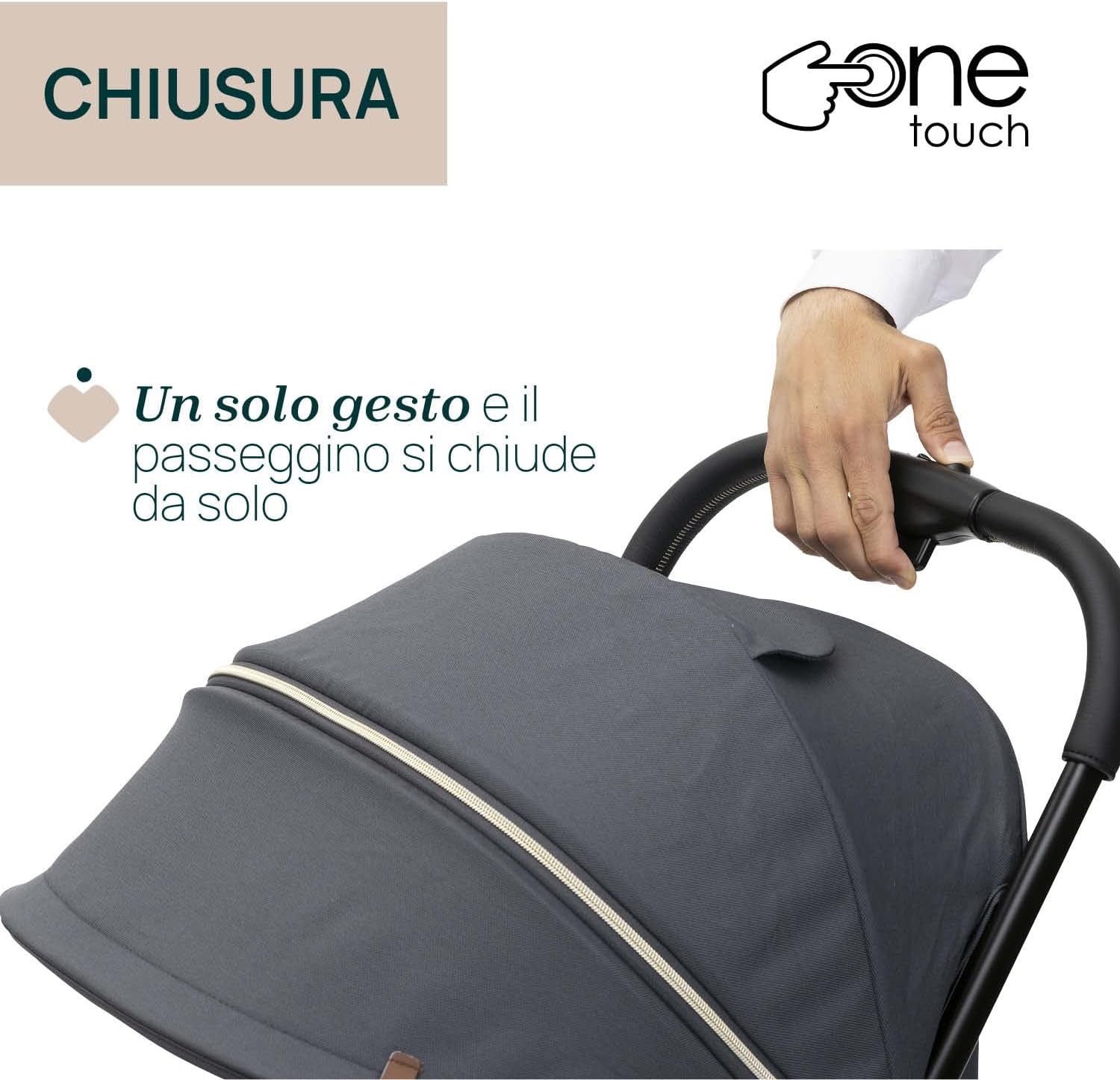 Thumbnail 2 de Chicco Passeggino Goody XPlus: chiusura one-touch, ruote grandi e schienale regolabile 4 posizioni