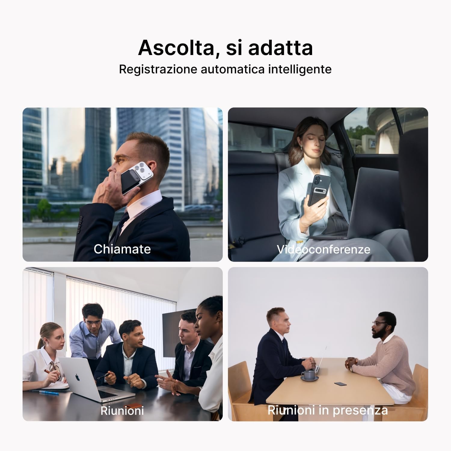 Thumbnail 4 de Comulytic Note Pro Registratore Vocale AI: trascrizioni illimitate, riassunti e controllo tramite app