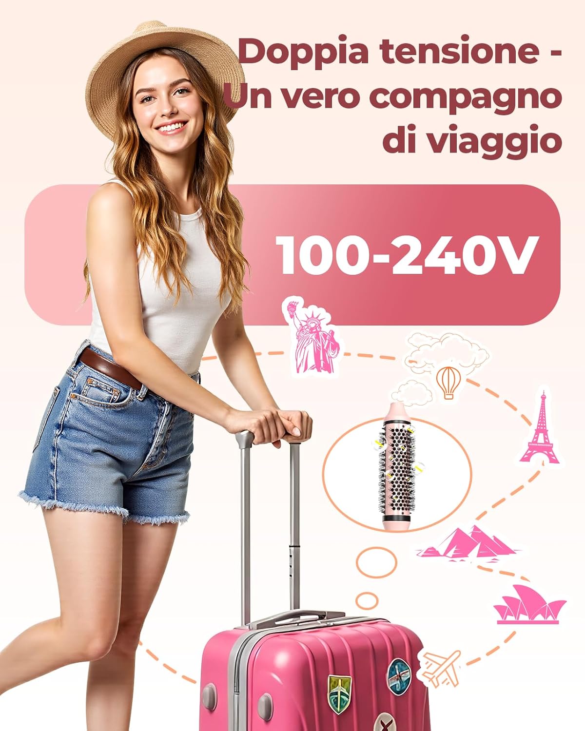 Detalle de Bopcal Spazzola Termica 3 in 1: recensione e guida all'acquisto