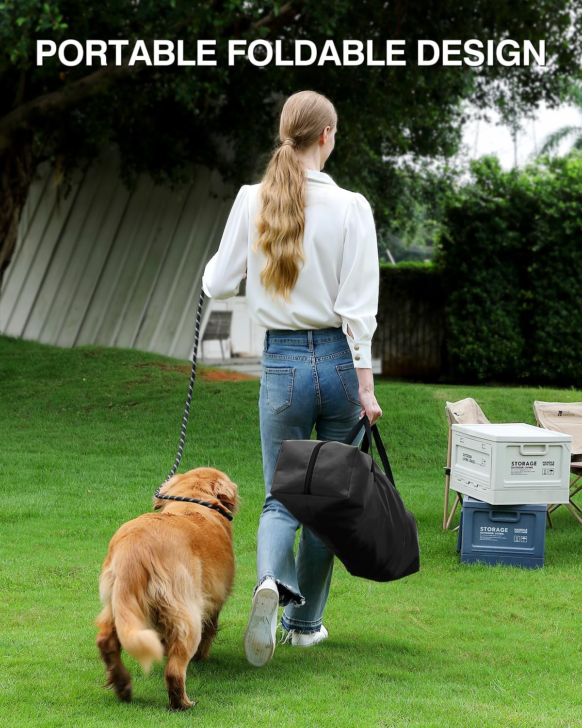 Detalle 2 de Collapsible dog crate 76 x 54 x 54 cm
