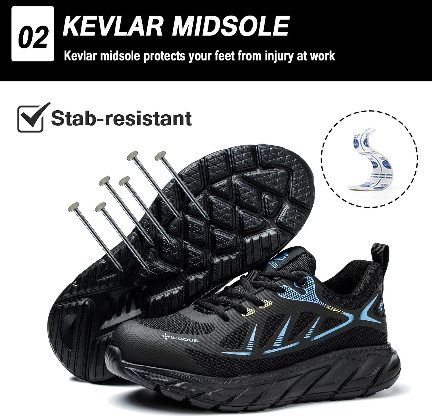 Detalle 2 de Scarpe antinfortunistiche con punta 200J