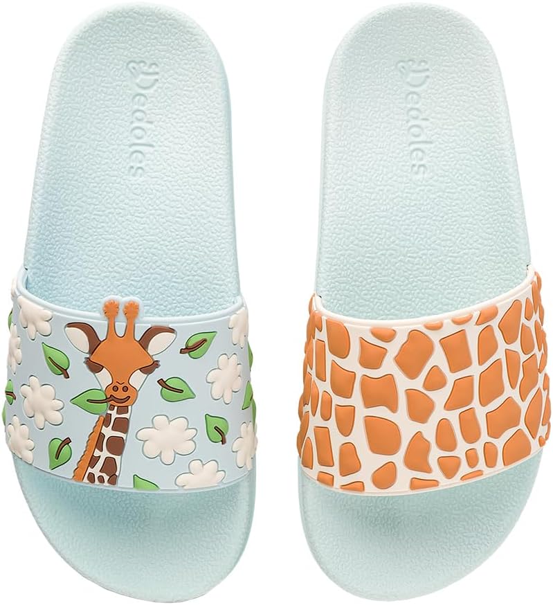 Detalle de Dedoles Badeschuhe & Hausschuhe Damen, Herren & Kinder – lustige Design-Slides, rutschfest, pflegeleicht