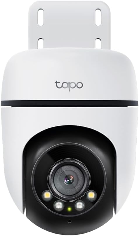Detalle de Tapo C510W (2-Pack) Außenüberwachungskamera mit 360° Rundumsicht, 2K QHD und KI-Erkennung