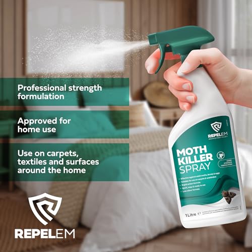 Thumbnail 3 de REPELEM Moth Killer Spray, Permethrin 1L for Wardrobes