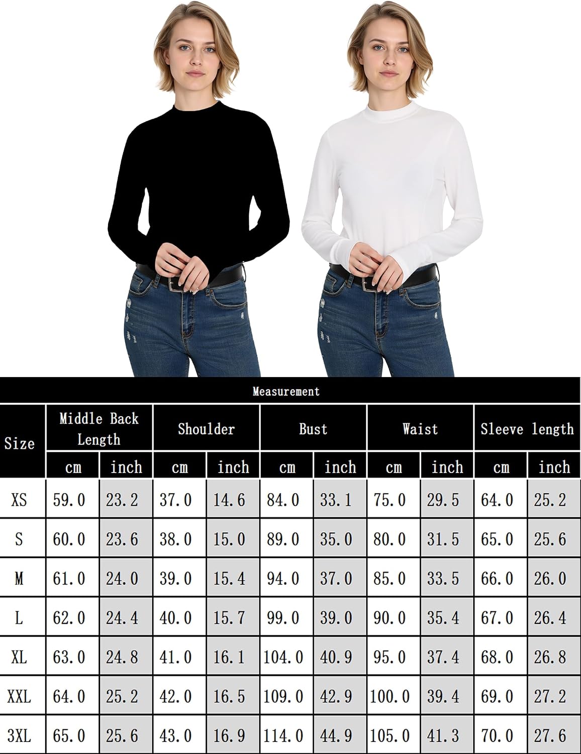 Thumbnail 5 de Maglia termica donna Dolcevita slim fit S-XXL