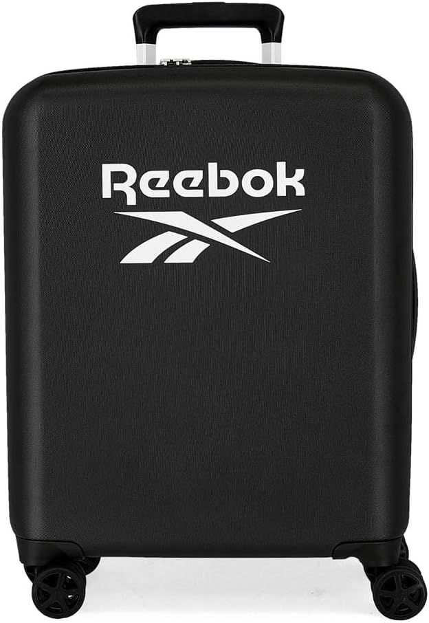 Detalle de Reebok Roxbury Cabin Valigia Nero 40x55x20 cm – ABS, 38,4 L, 4 ruote e lucchetto TSA integrato