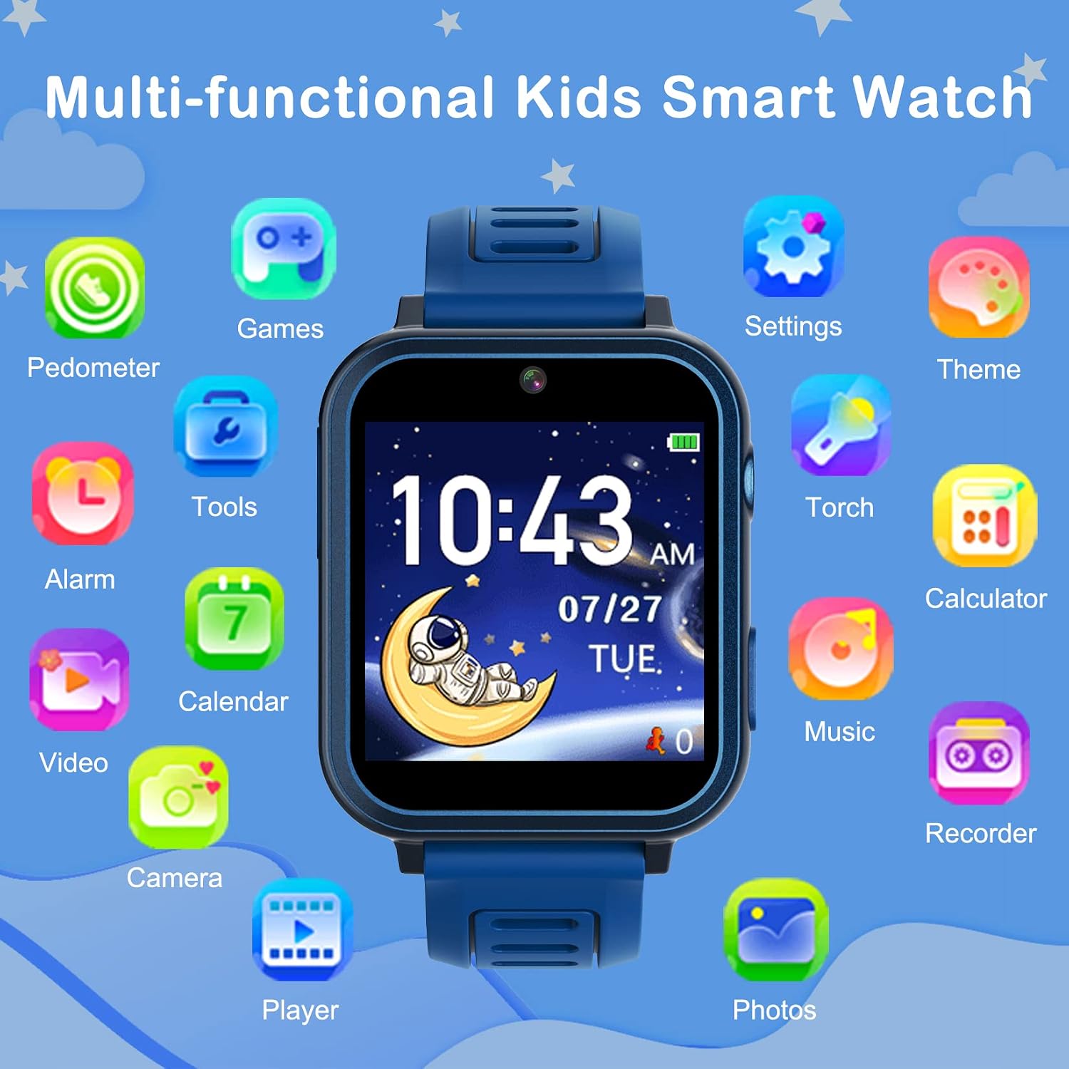 Detalle de Phyulls Smart Watch 39 Games for Kids