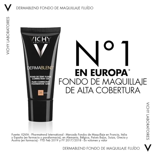 Thumbnail 2 de Vichy Dermablend Teint-korrigierendes Make-up 35 sand – deckendes Make-up für empfindliche, unreine Haut