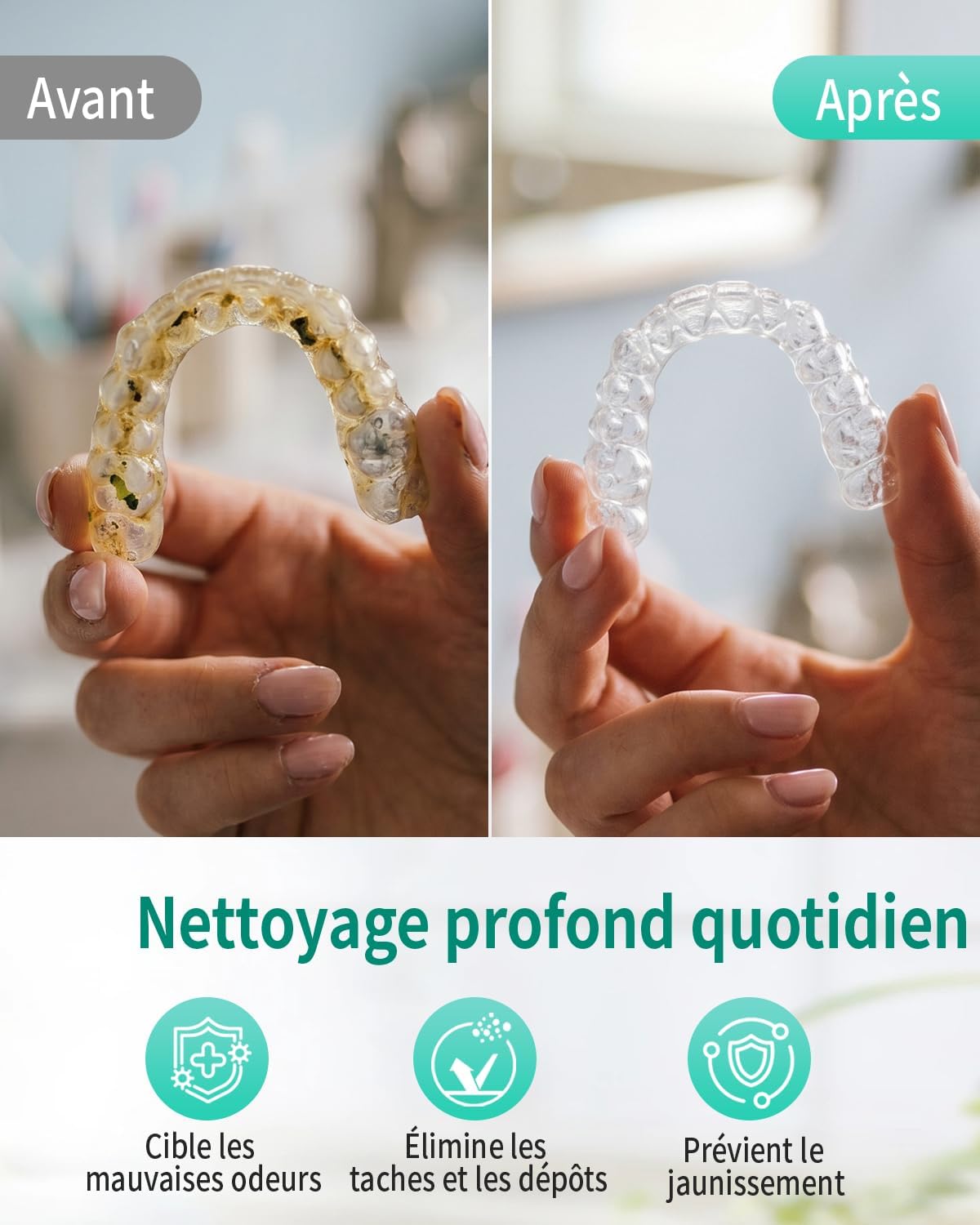 Detalle de JeaTone ultrasoonreiniger voor sieraden, 46 kHz en reservoir van 600 ml