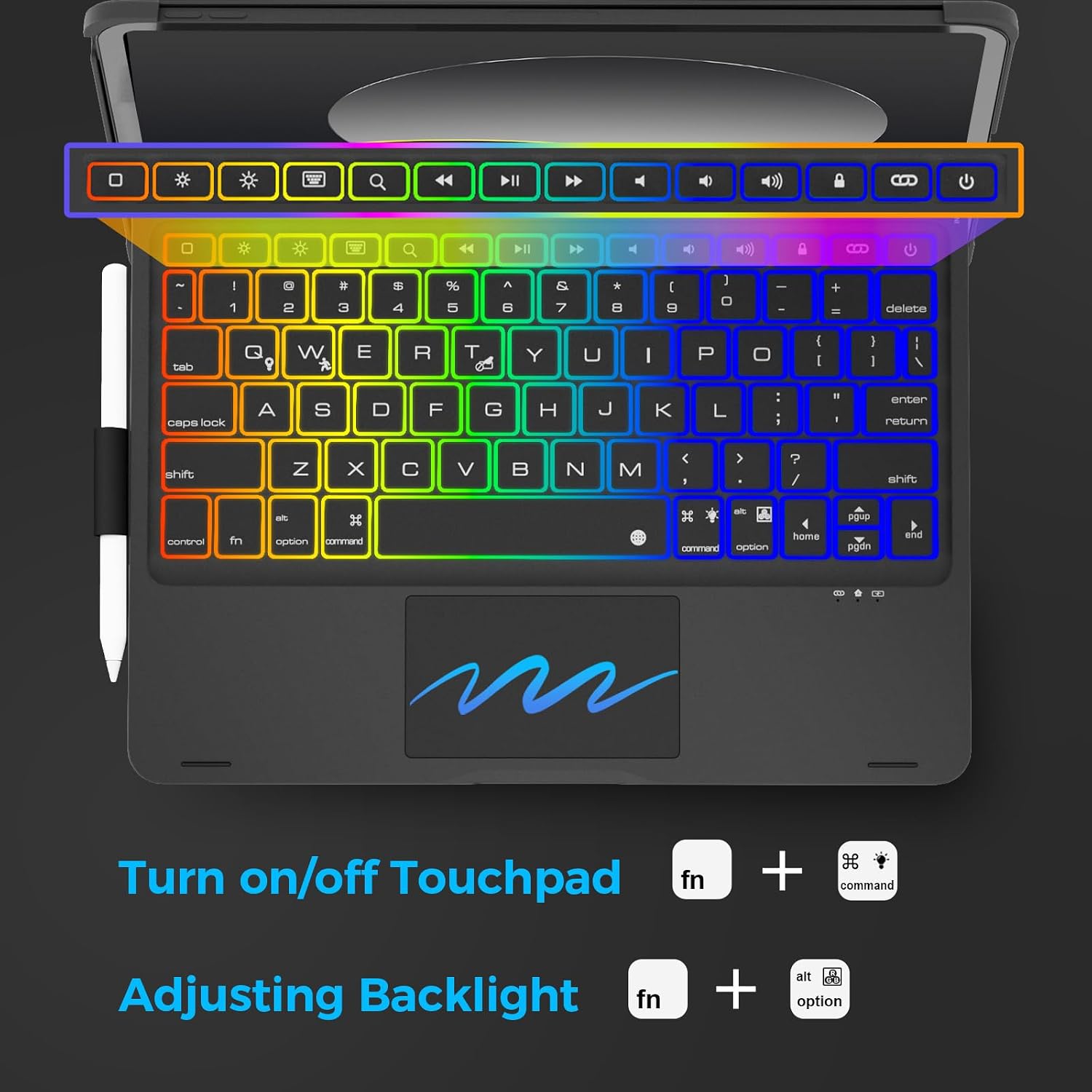 Thumbnail 5 de NOKBABO iPad 11th Case with Keyboard