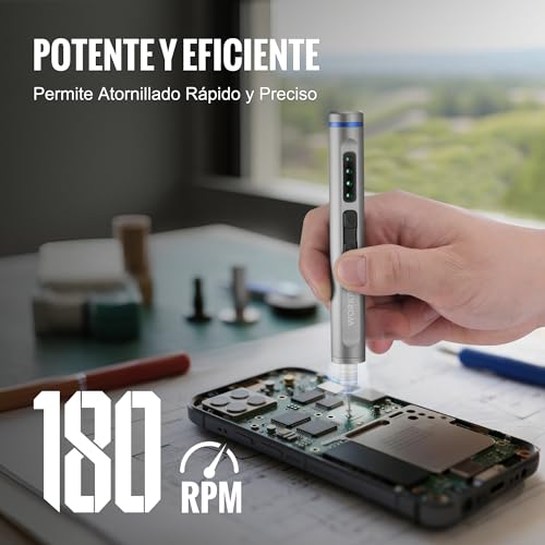 Detalle de WORKPRO 42 en 1: Juego de Destornillador Eléctrico con 36 Piezas S2 – precisión y versatilidad para bricolaje
