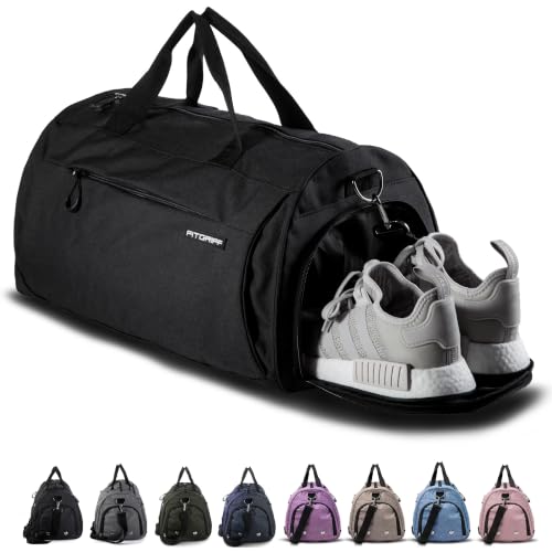Detalle de Fitgriff sac de sport Medium 58 x 31 x 31 cm avec compartiments à chaussures et humide