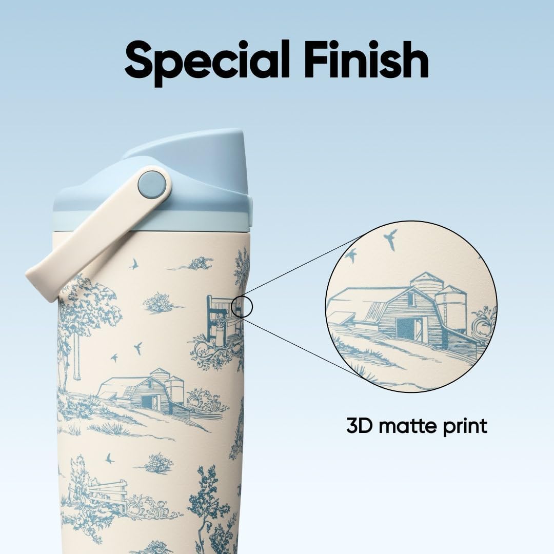 Detalle de Owala FreeSip Sway C08467W 30 oz Insulated Stainless Steel Water Bottle