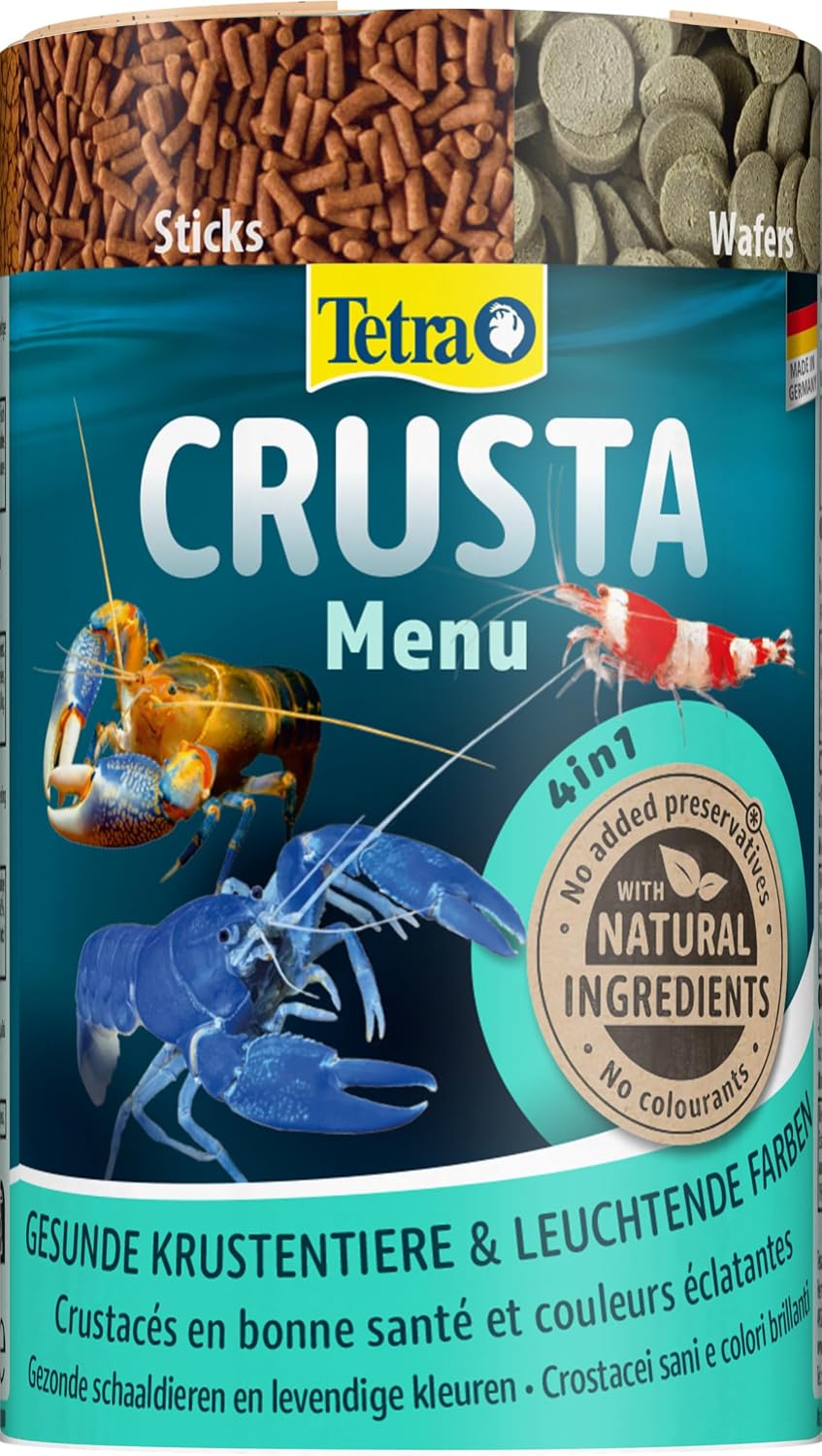 Detalle 2 de Tetra Crusta Sticks – karma dla krewetek, raków i krabów lądowych, 100 ml