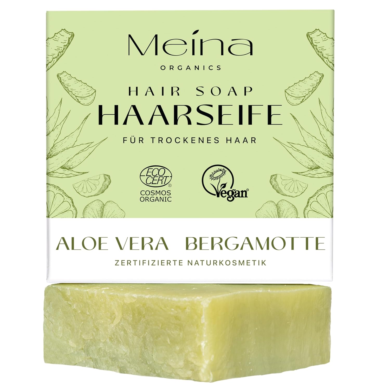 Detalle de Bio Haarseife für trockenes Haar, 80 g