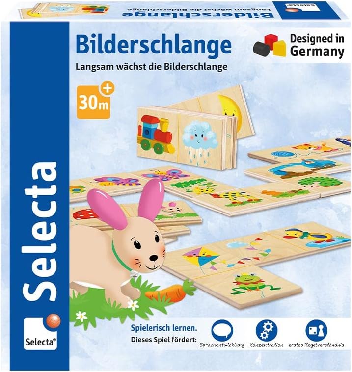 Detalle de Schmidt Spiele 63024 Selecta Bilderschlange 20 Teile đź§©