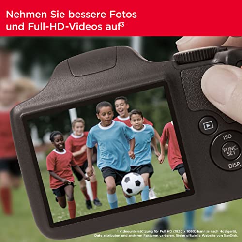 Thumbnail 2 de SanDisk Ultra SDXC UHS-I 64 GB – Für Kompaktkameras, Full HD