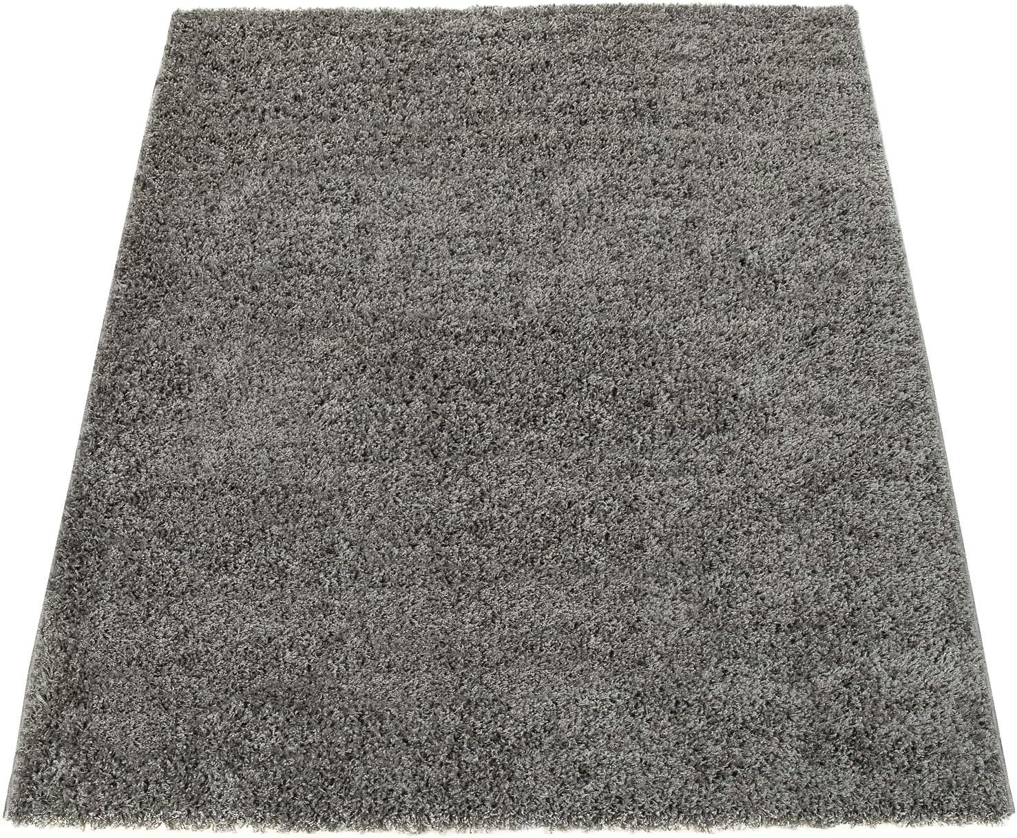 Thumbnail 4 de Paco Home Tapis Shaggy Gris 160x220